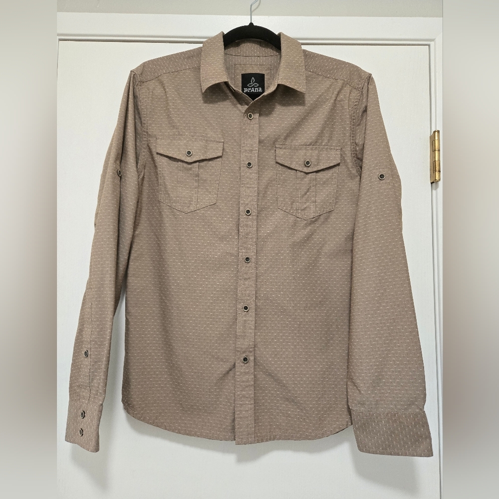 prAna NWOT Ascension Button Shirt